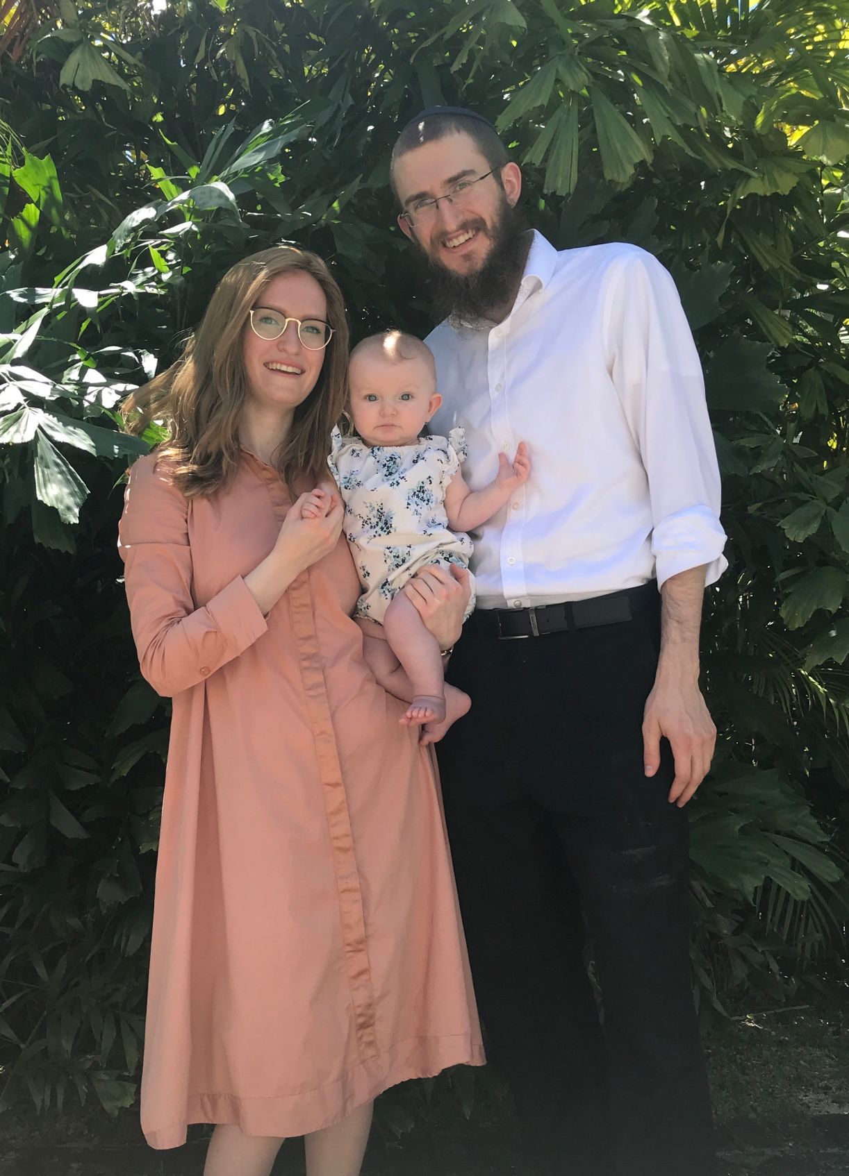 Rabbi Avremel and his wife Zeidy